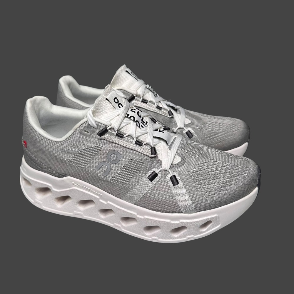 On Cloudeclipse Running Shoes Womens 9.5 Gray Alloy/White Swiss Engineering